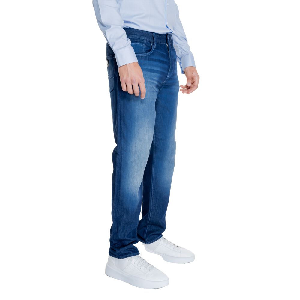 Armani Exchange Blue Cotton Jeans &amp; Bukser