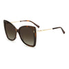 Missoni brune metal solbriller