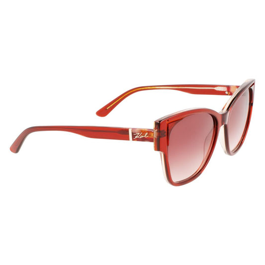 Karl Lagerfeld orange acetat solbriller