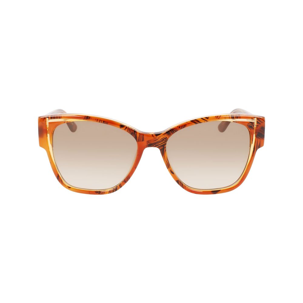 Karl Lagerfeld orange acetat solbriller