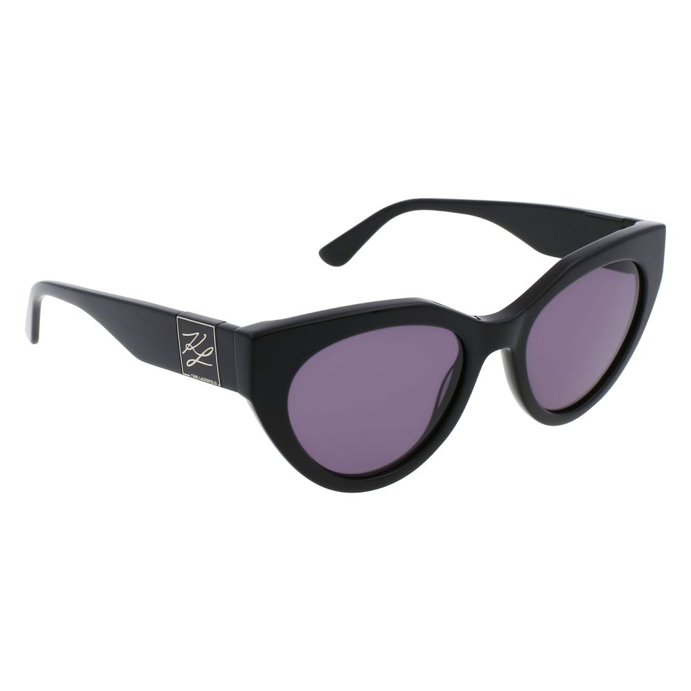 Karl Lagerfeld sorte acetatsolbriller