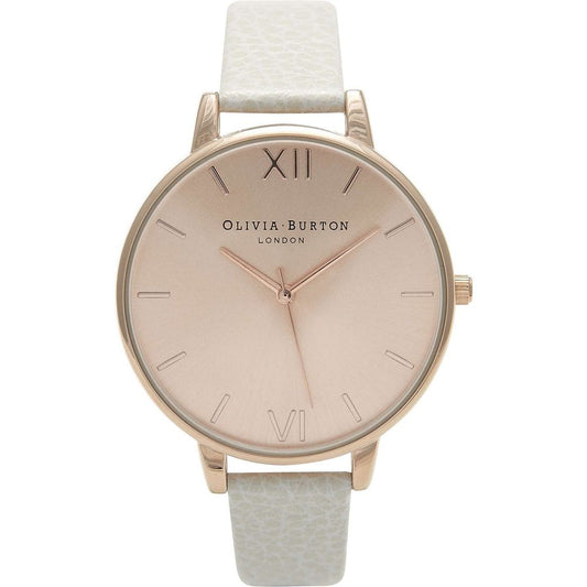 Olivia Burton Beige Syntetisk Læder Ur