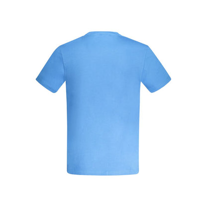 Napapijri Blue Cotton Men T-Shirt