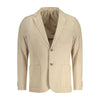 Guess Jeans Beige Cotton Men Jacket