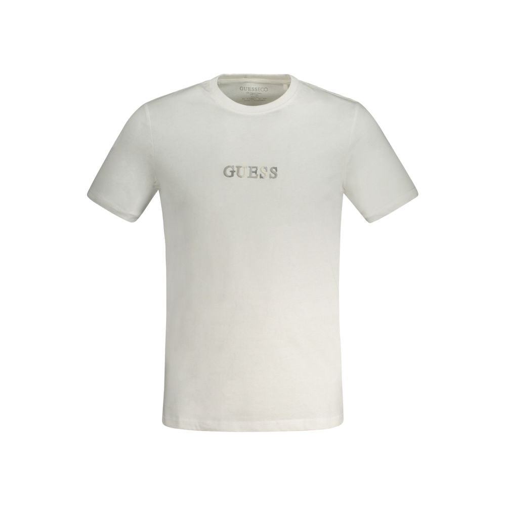 Guess Jeans White Cotton T-Shirt