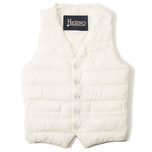 Herno hvid polyamid vest