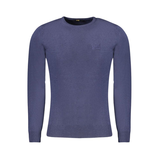 Cavalli Class Blue Polyester Sweater