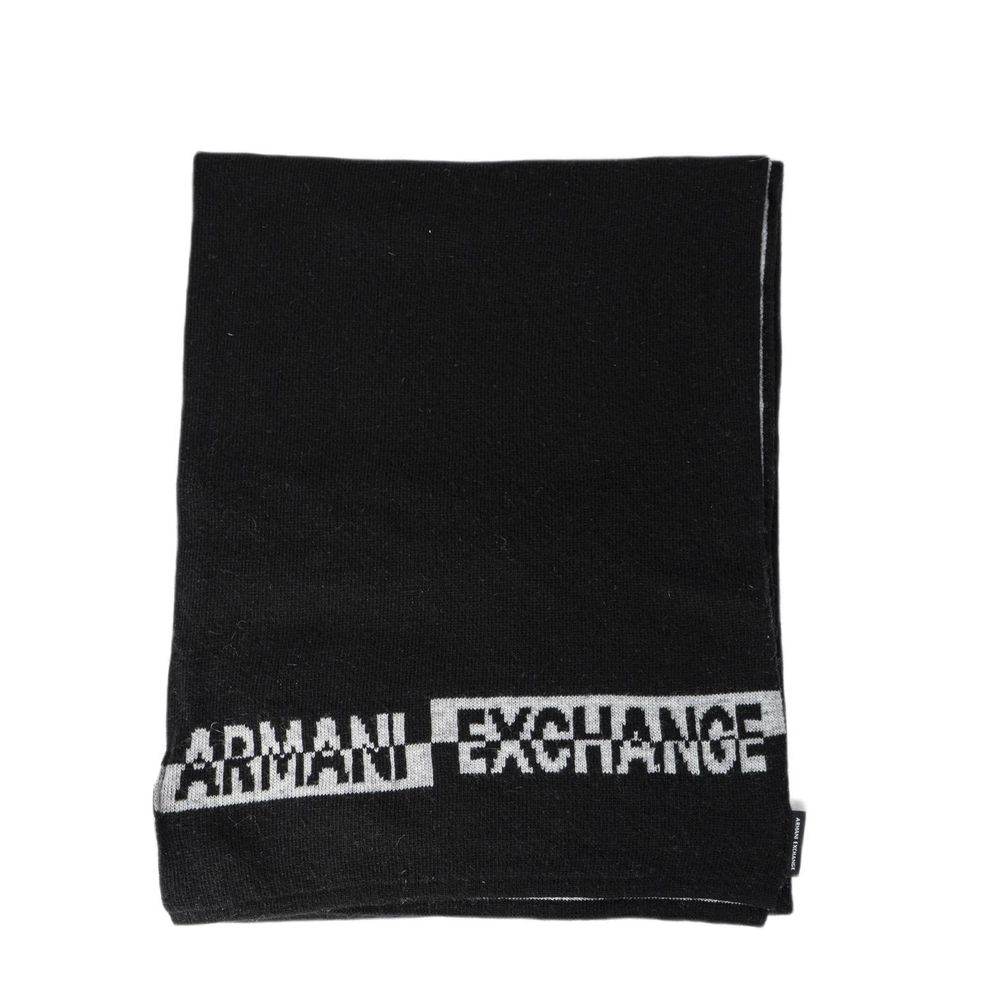 Armani Exchange sort akryltørklæde