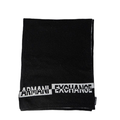 Armani Exchange sort akryltørklæde