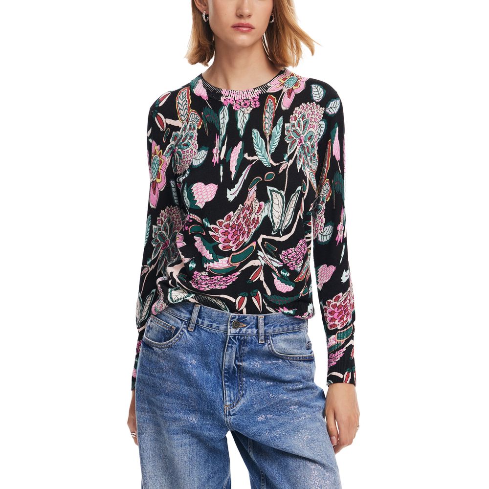 Desigual Sort Viscose Toppe &amp; T-shirt