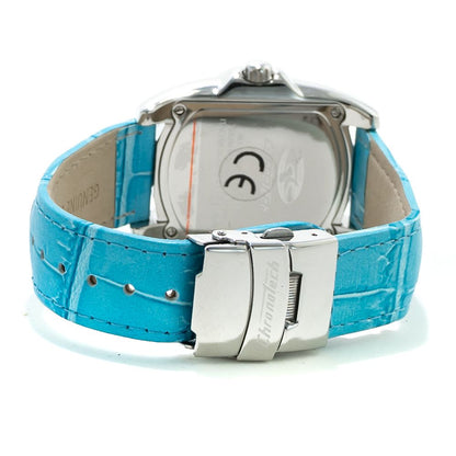 Chronotech Blue Leather Watch