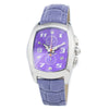 Chronotech Purple Leather Watch