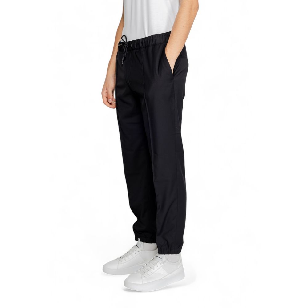 Armani Exchange sorte polyester jeans og bukser