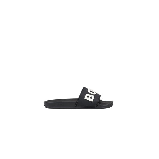 Hugo Boss sort polyethylen sandal