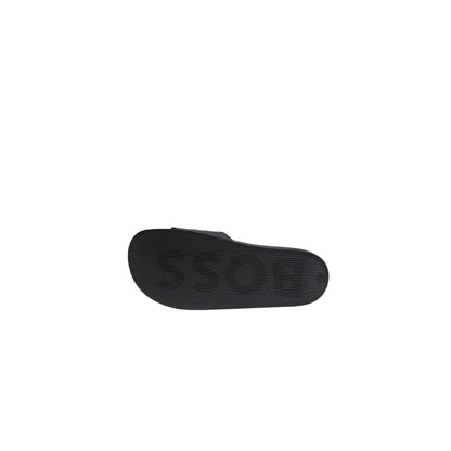 Hugo Boss sort polyethylen sandal