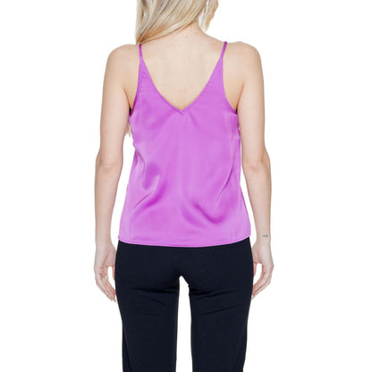 Vila Tøj Lyserøde Polyester Toppe &amp; T-shirt