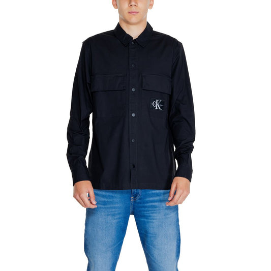 Calvin Klein Jeans Sort skjorte i genbrugsbomuld