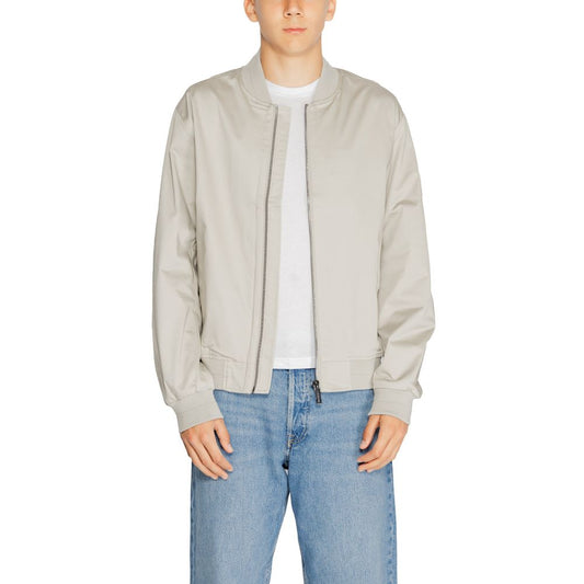 Calvin Klein grå økologisk bomuldsjakke
