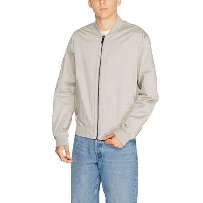 Calvin Klein grå økologisk bomuldsjakke
