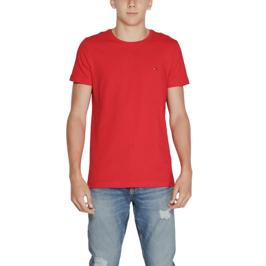 Tommy Hilfiger rød bomuld T-shirt