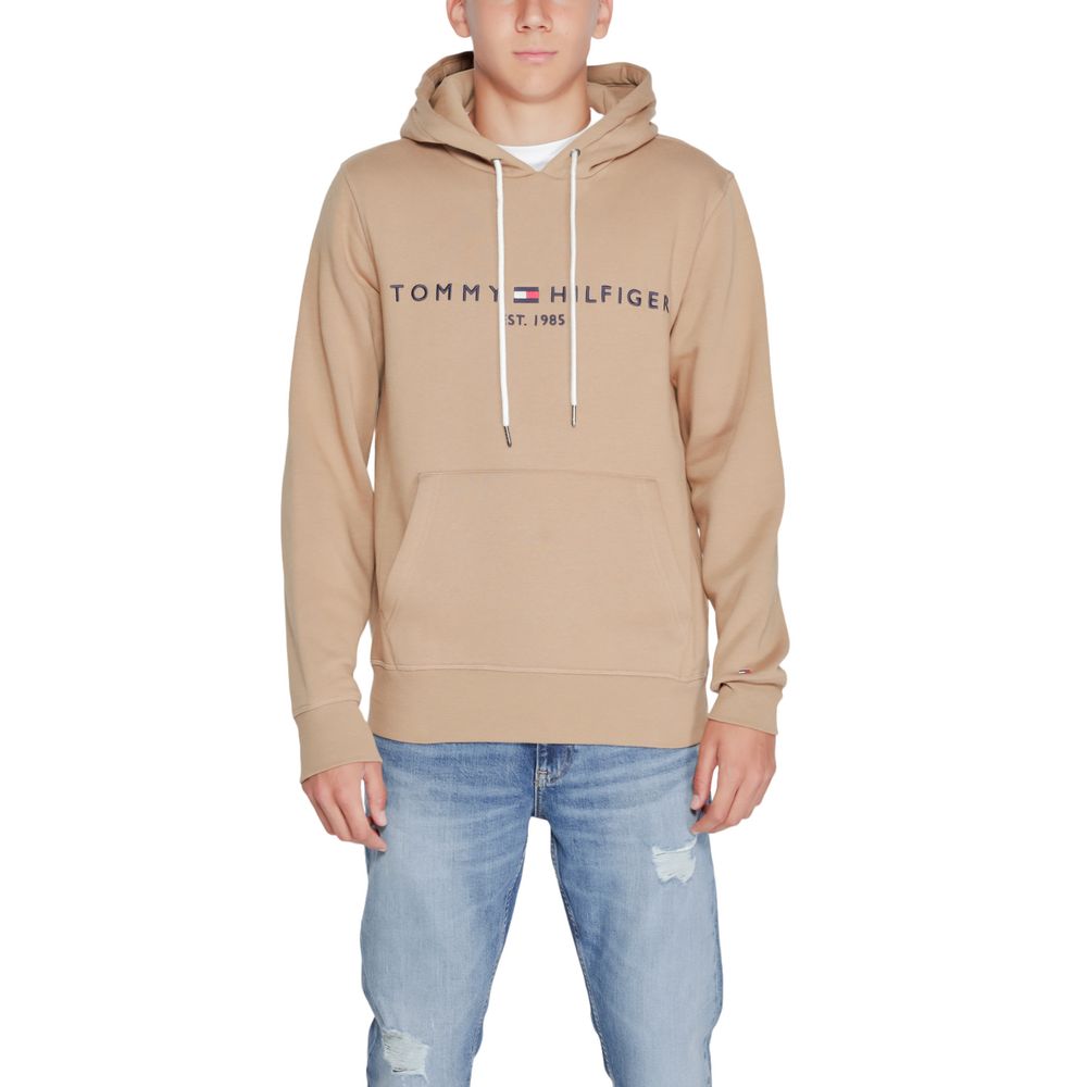 Tommy Hilfiger Beige bomuldstrøje