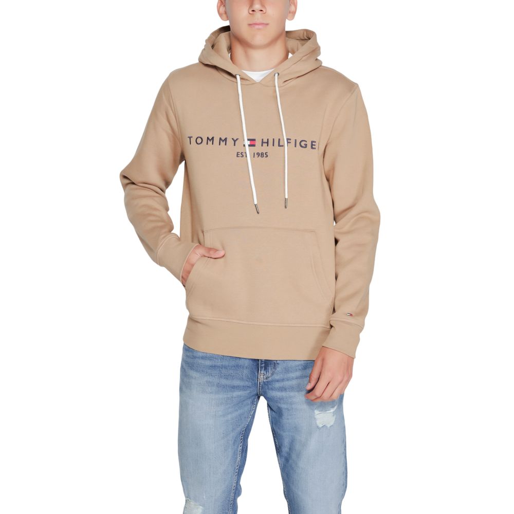 Tommy Hilfiger Beige bomuldstrøje