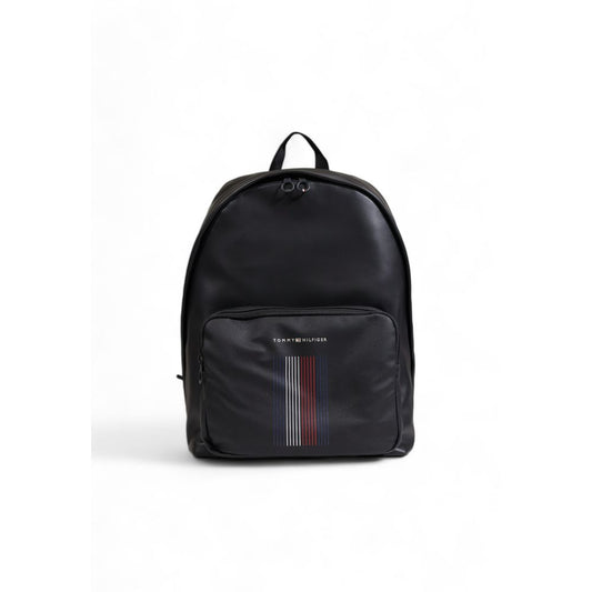 Tommy Hilfiger sort polyethylen rygsæk