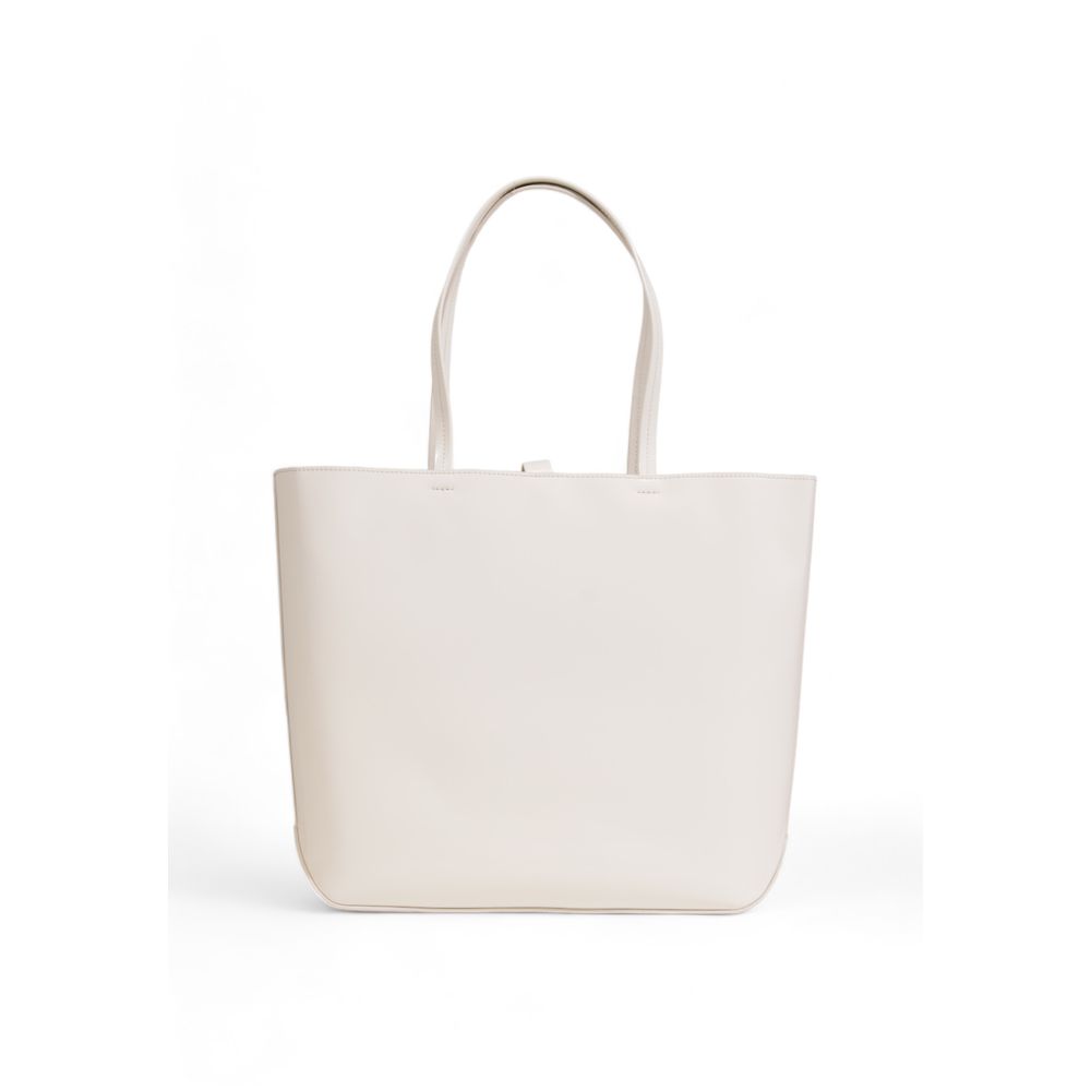 Tommy Hilfiger creme polyethylen håndtaske