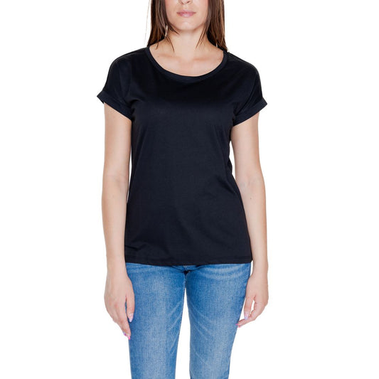 Vila Tøj Sorte bomuldstoppe &amp; T-shirt