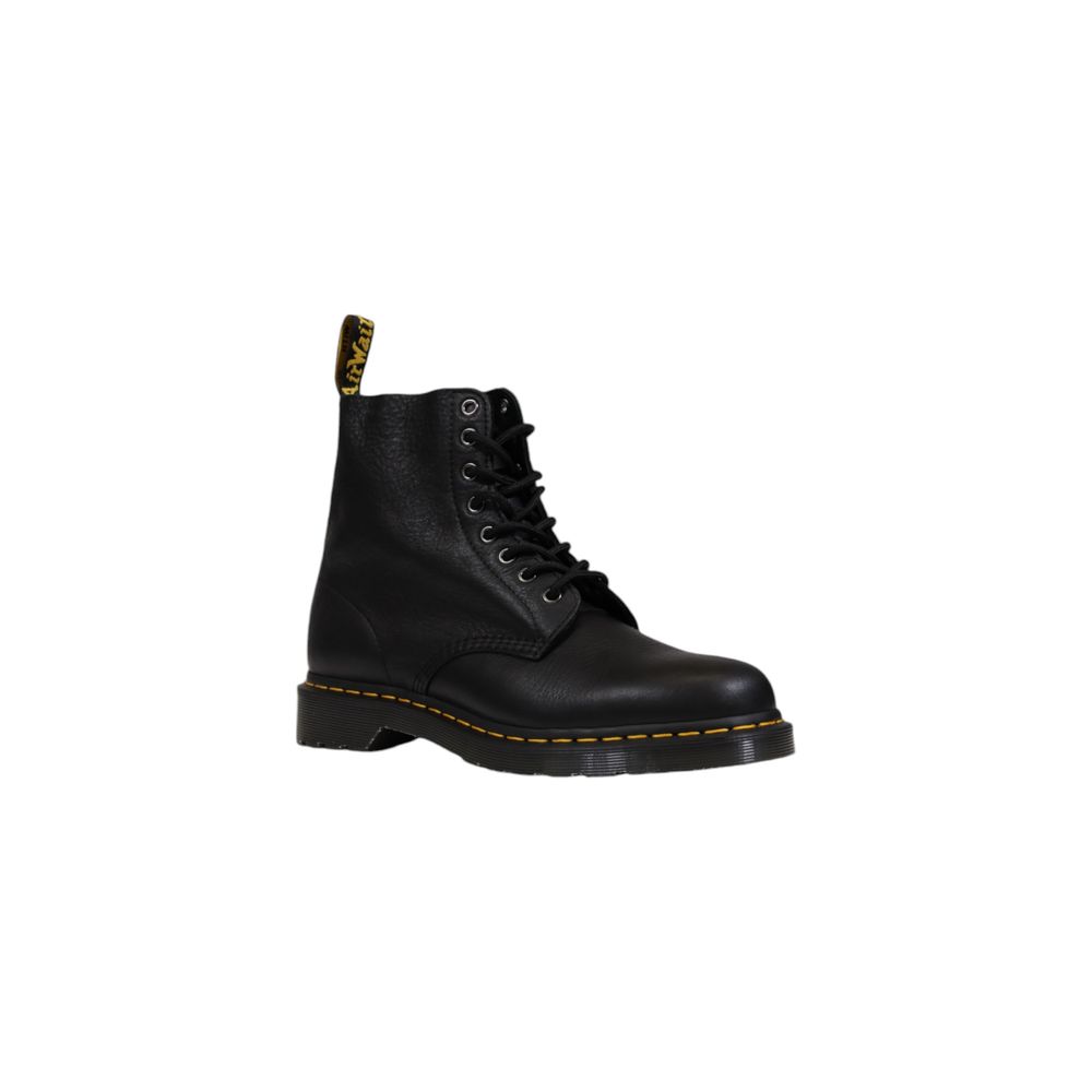 Dr. Martens sort læderstøvle