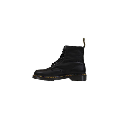 Dr. Martens sort læderstøvle