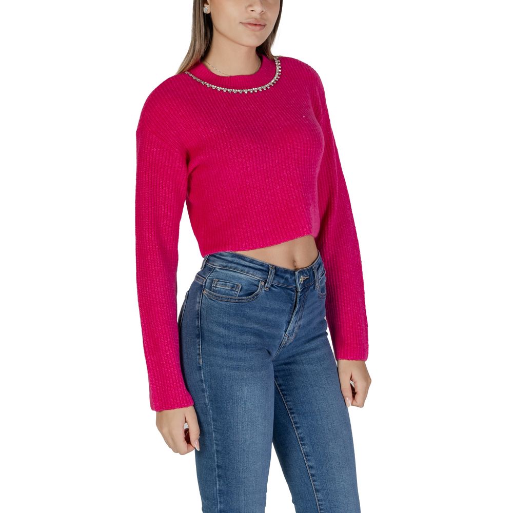 Only Pink Genbrugspolyester Sweater