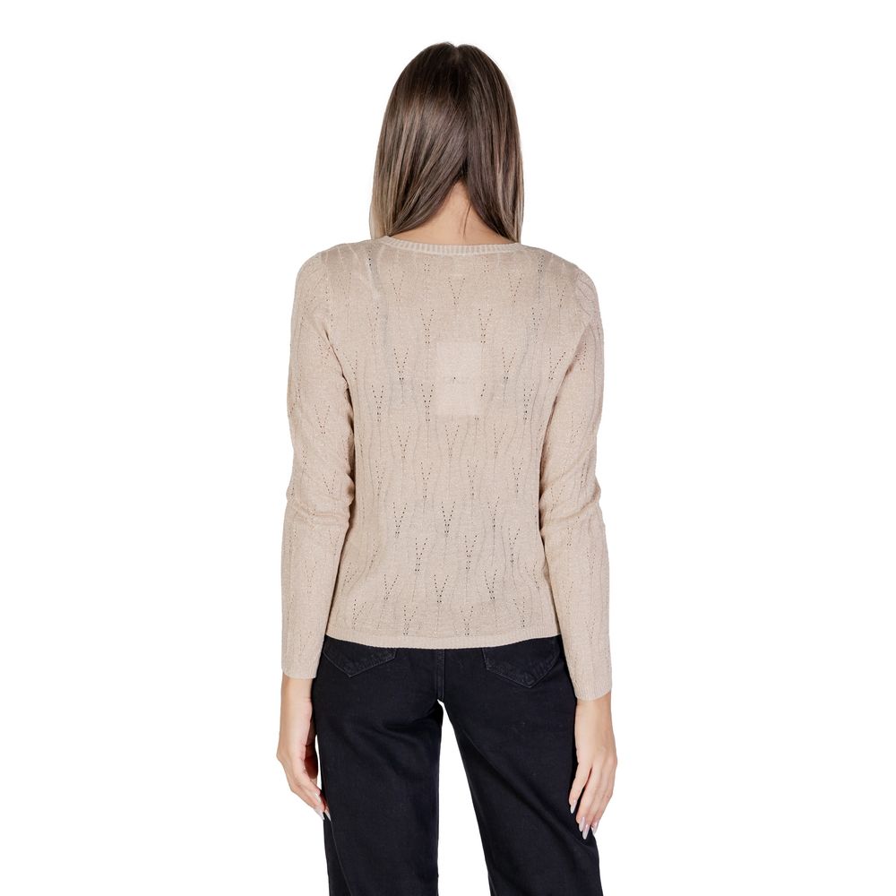 Kun Beige Viscose Toppe &amp; T-Shirt