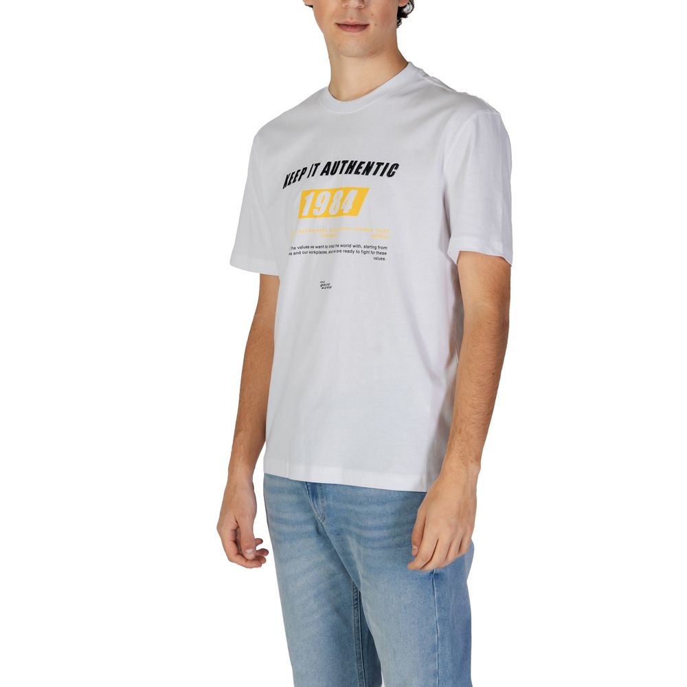 Gas hvid bomuld T-shirt