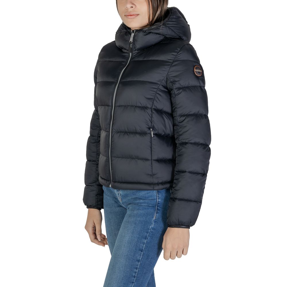 Napapijri Black Polyamide Jackets & Coat