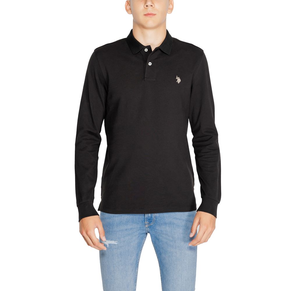 US POLO ASSN. Sort T-shirt i bomuld