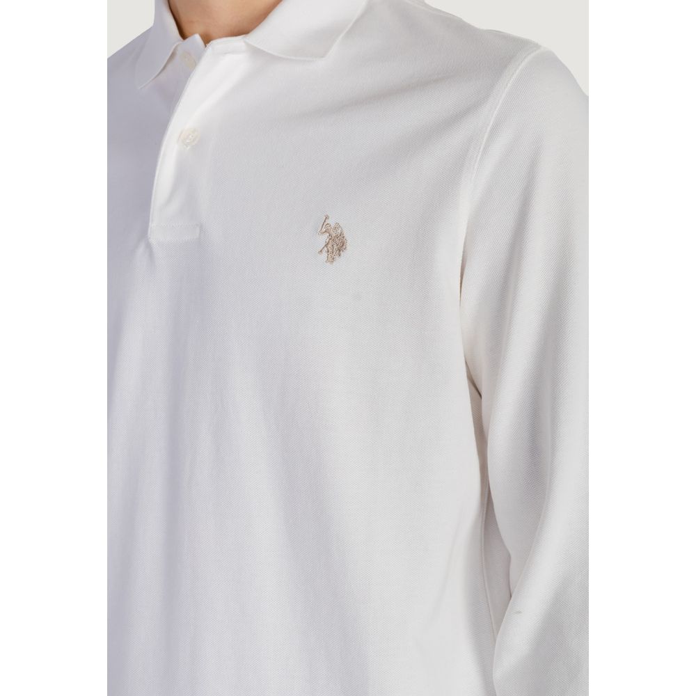 US POLO ASSN. Hvid T-shirt i bomuld