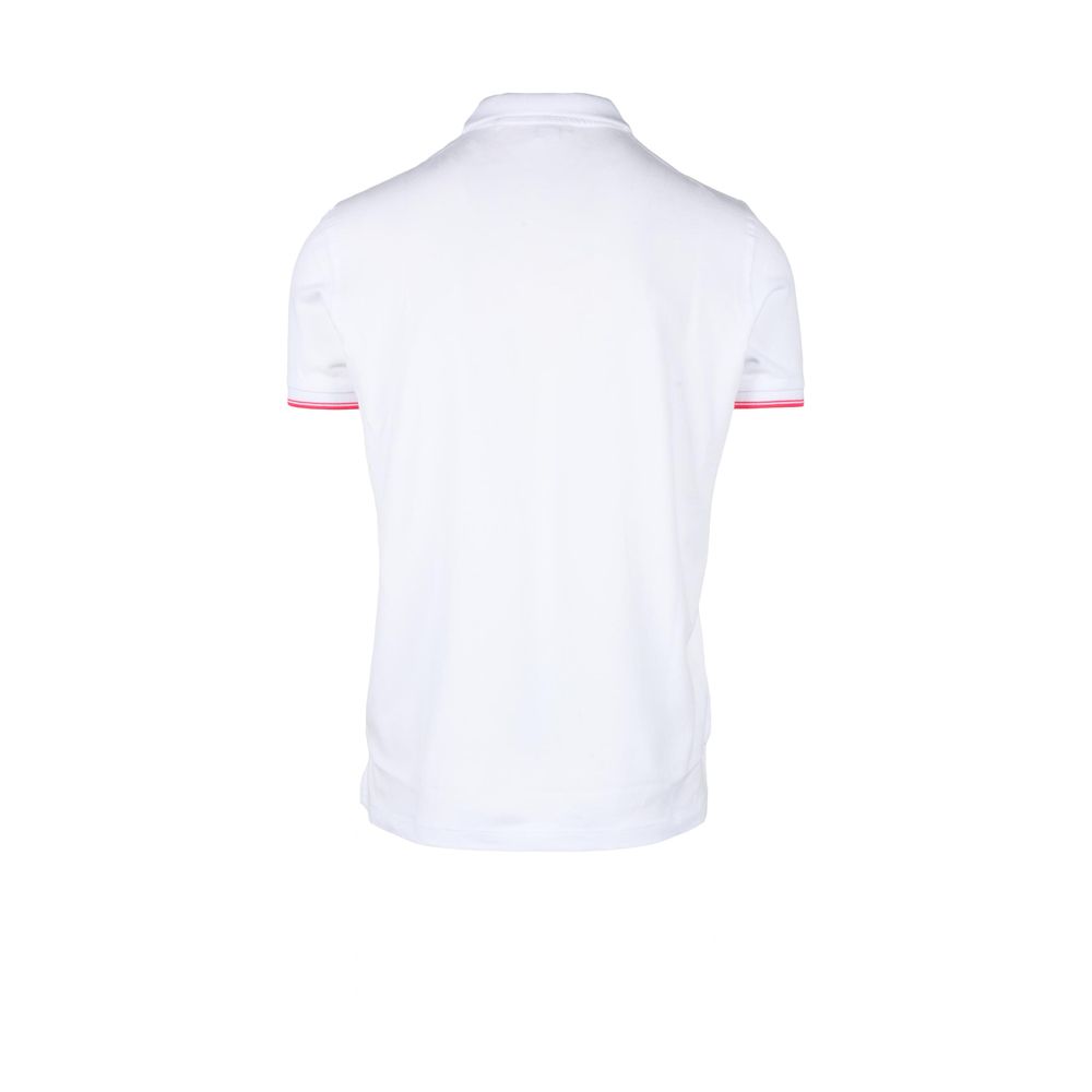 US POLO ASSN. Hvid poloshirt i bomuld