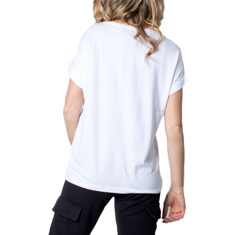 Kun hvide polyester toppe &amp; T-shirt