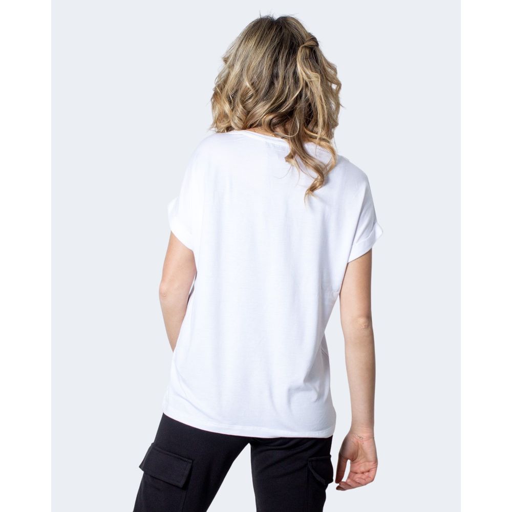 Kun hvide polyester toppe &amp; T-shirt