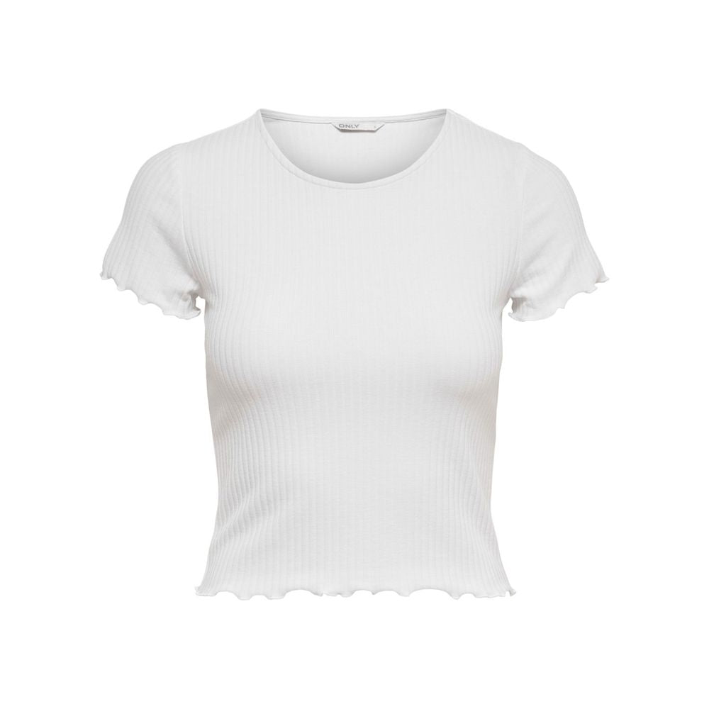 Kun hvide polyester toppe &amp; T-shirt