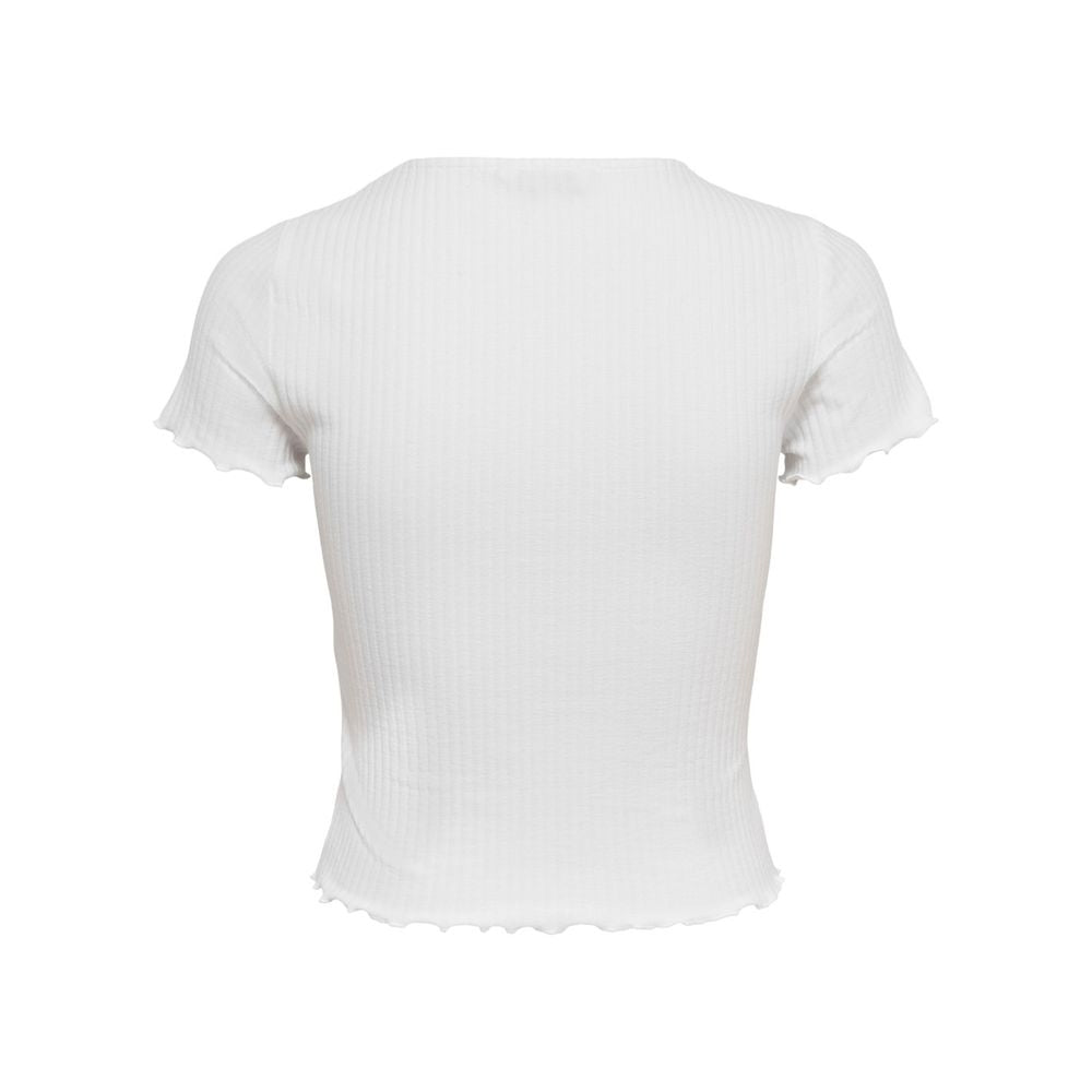 Kun hvide polyester toppe &amp; T-shirt