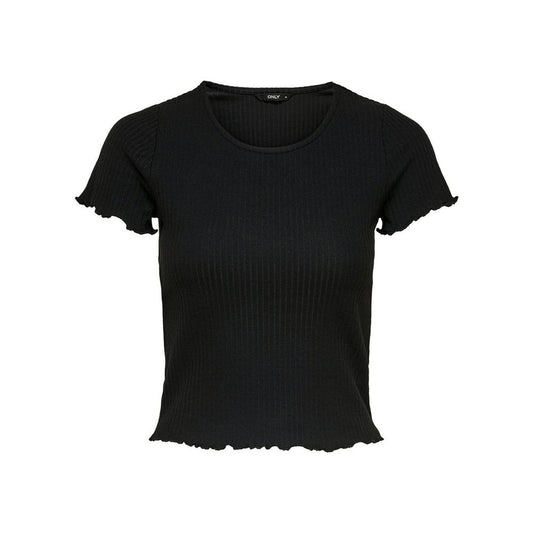 Kun sorte polyester toppe &amp; T-shirt