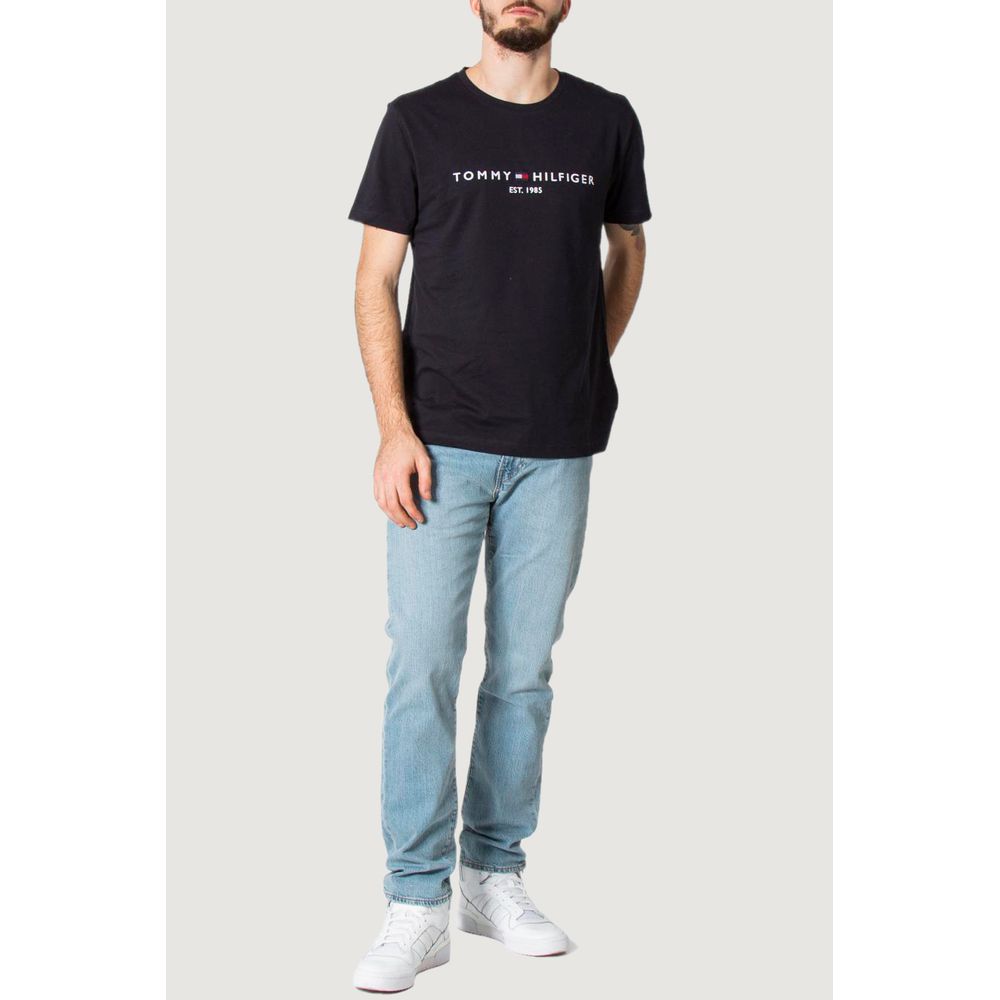 Tommy Hilfiger blå bomulds T-shirt