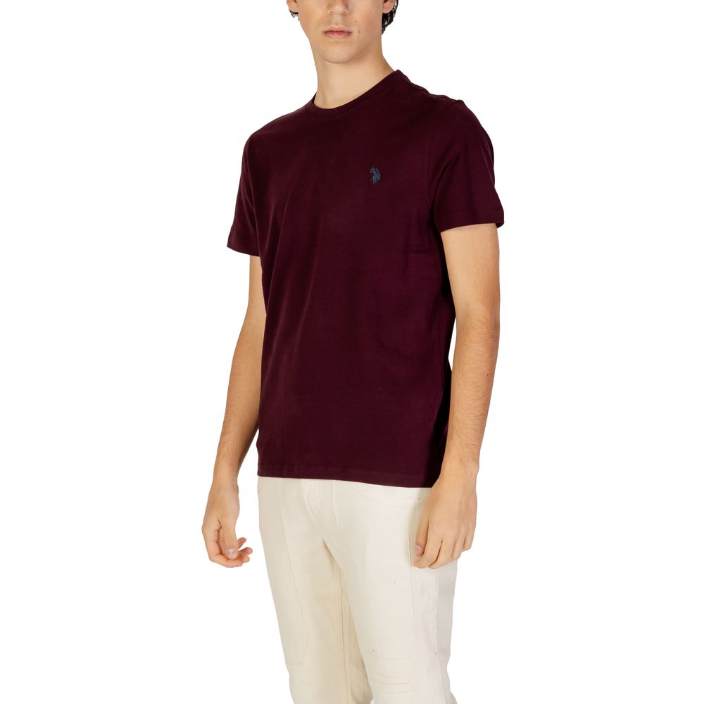 US POLO ASSN. Bordeaux T-shirt i bomuld