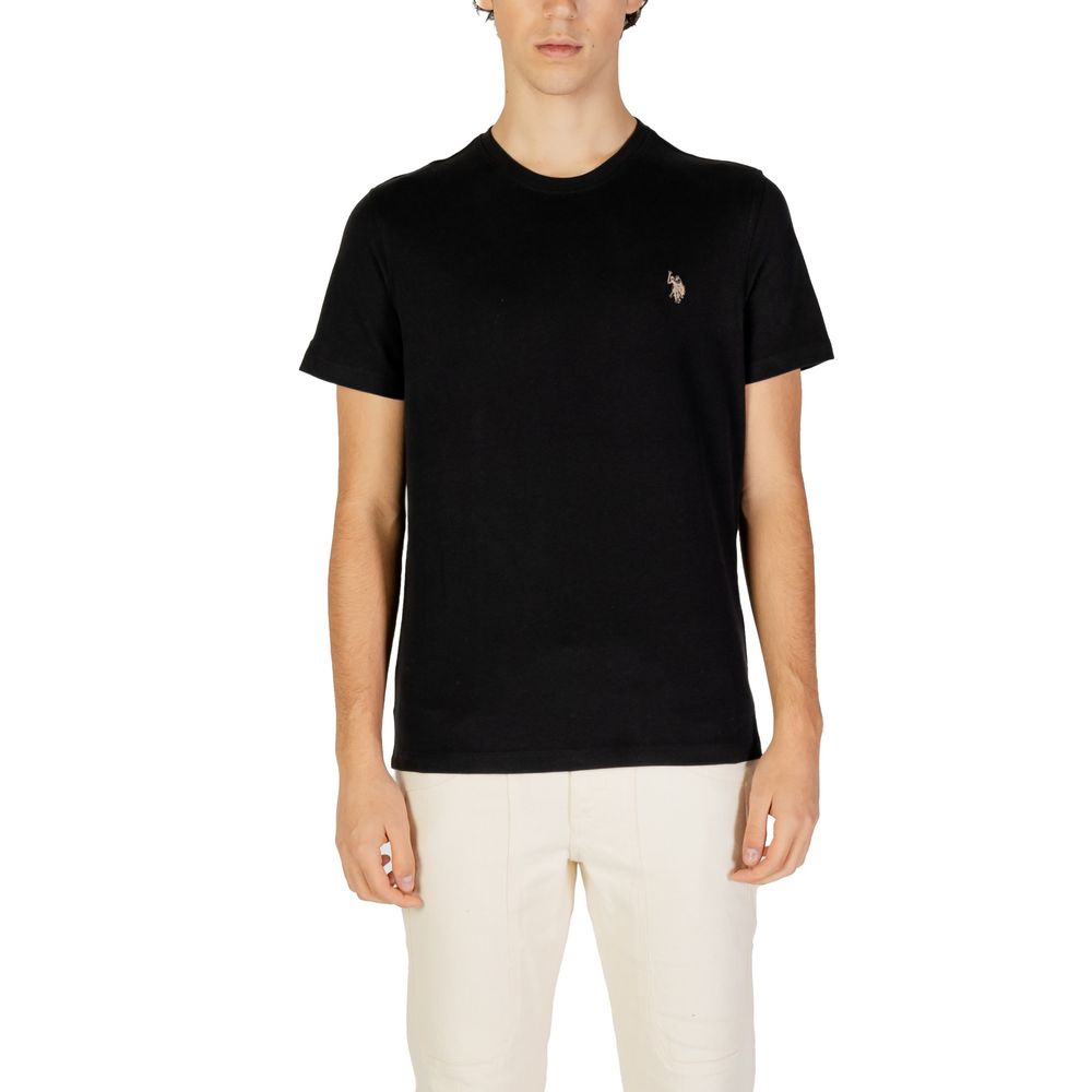 US POLO ASSN. Sort T-shirt i bomuld