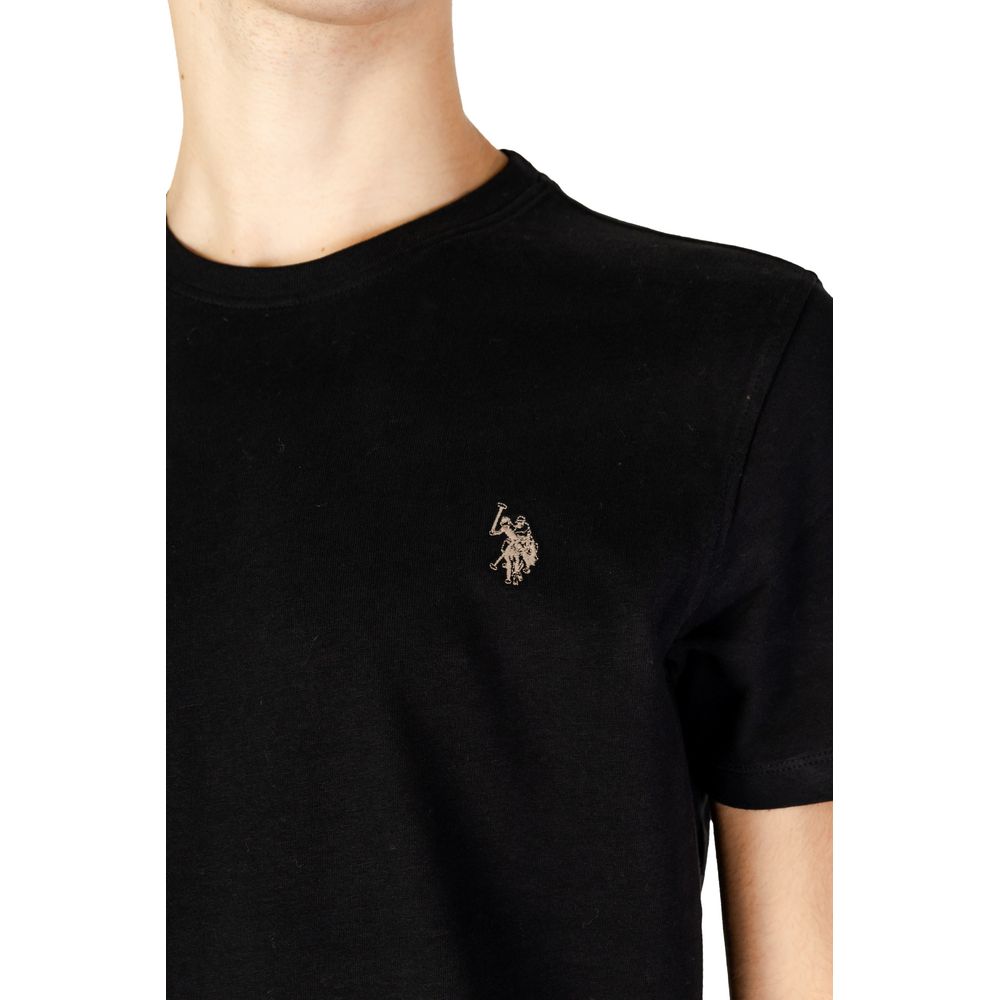 US POLO ASSN. Sort T-shirt i bomuld