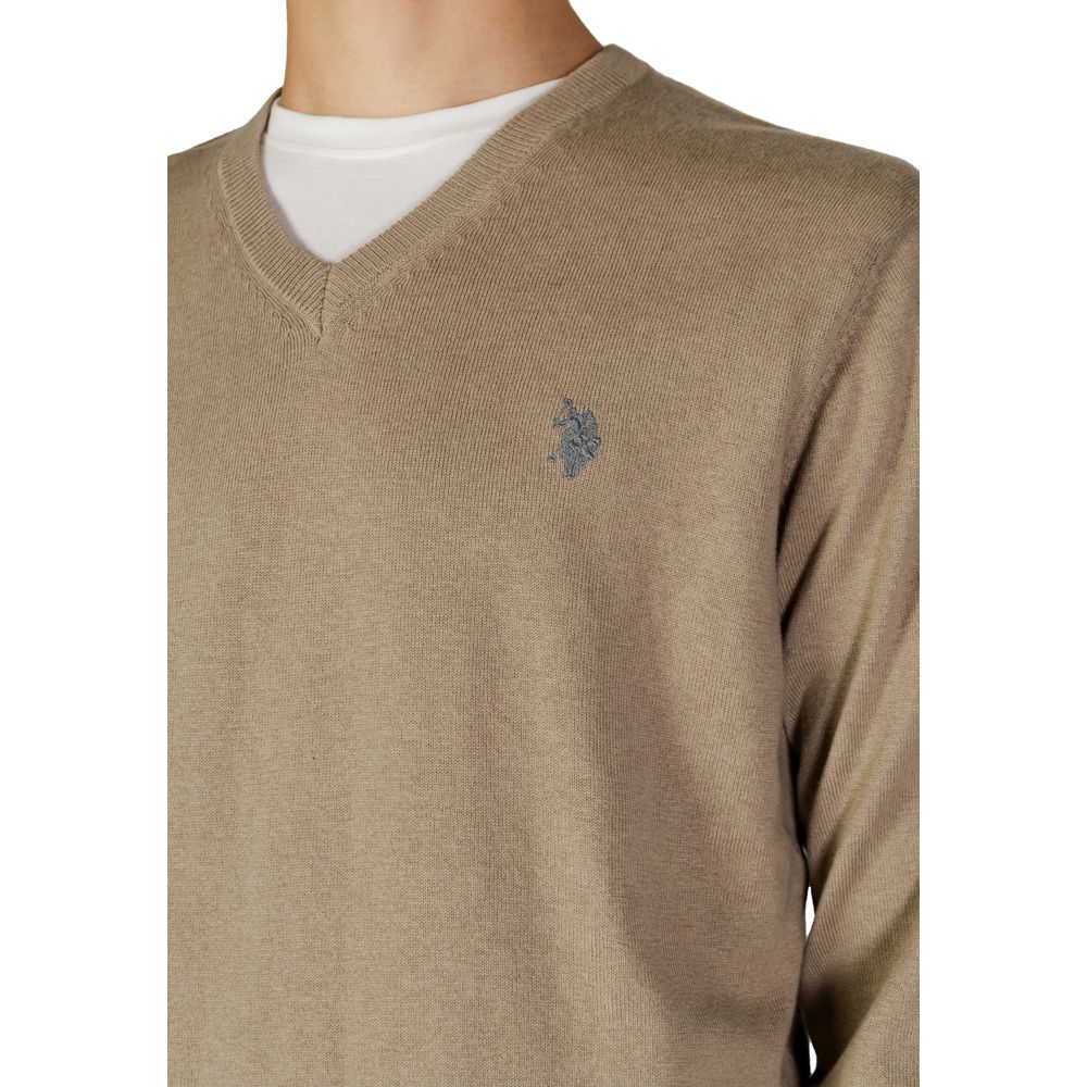 US POLO ASSN. Beige bomuldstrøje