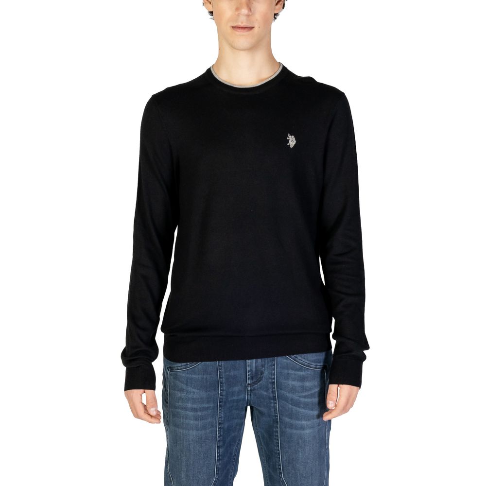 US POLO ASSN. Sort viskose sweater