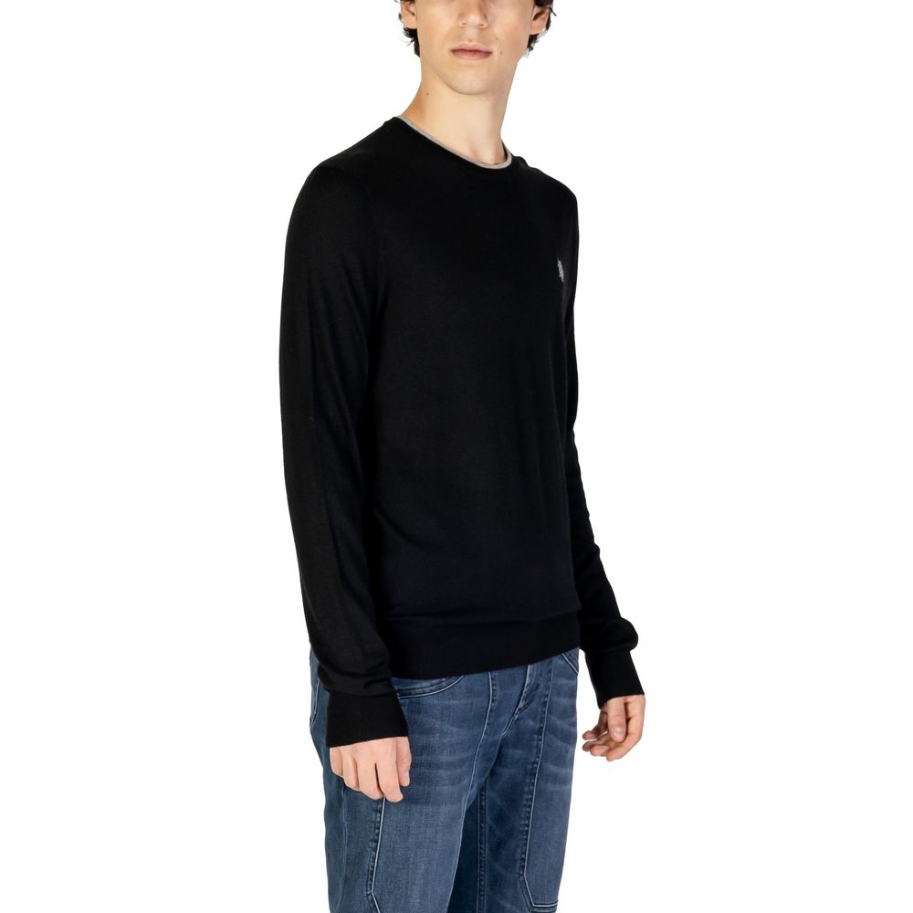 US POLO ASSN. Sort viskose sweater